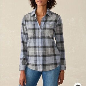 NWT!!! Faherty Legend Sweater Button Down - Sz L